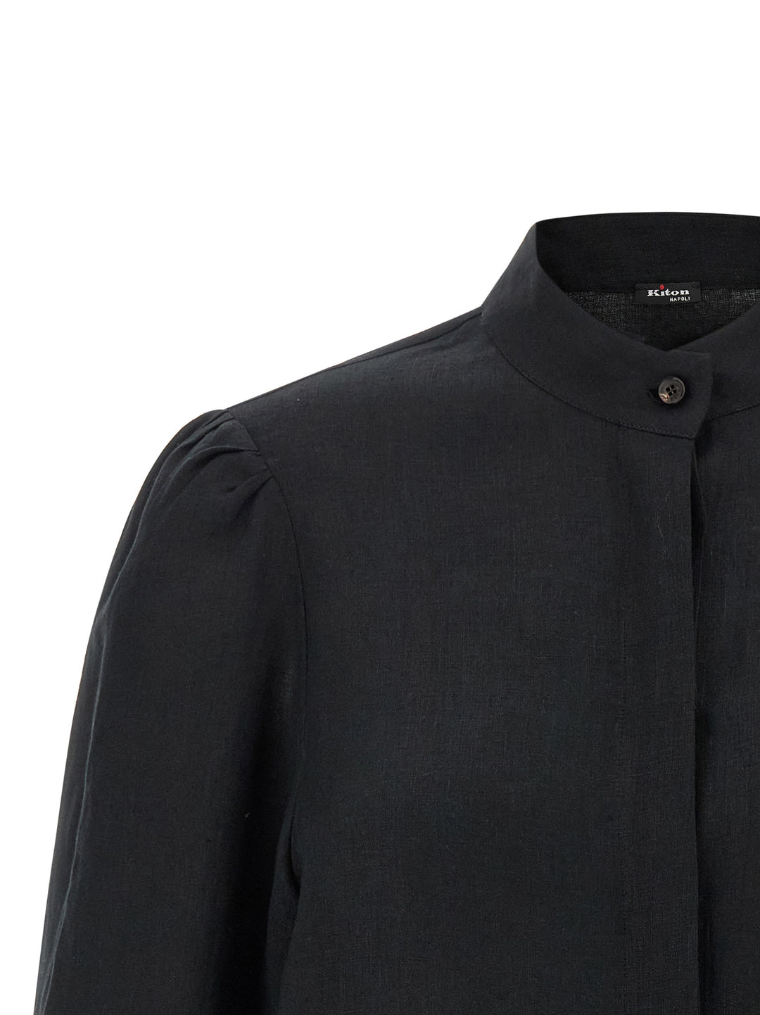 Kiton Fringed Shirt Shirt and Blouse - Black | 07fc7d1b893aa86239c2ca68fb3c699094ab45fb