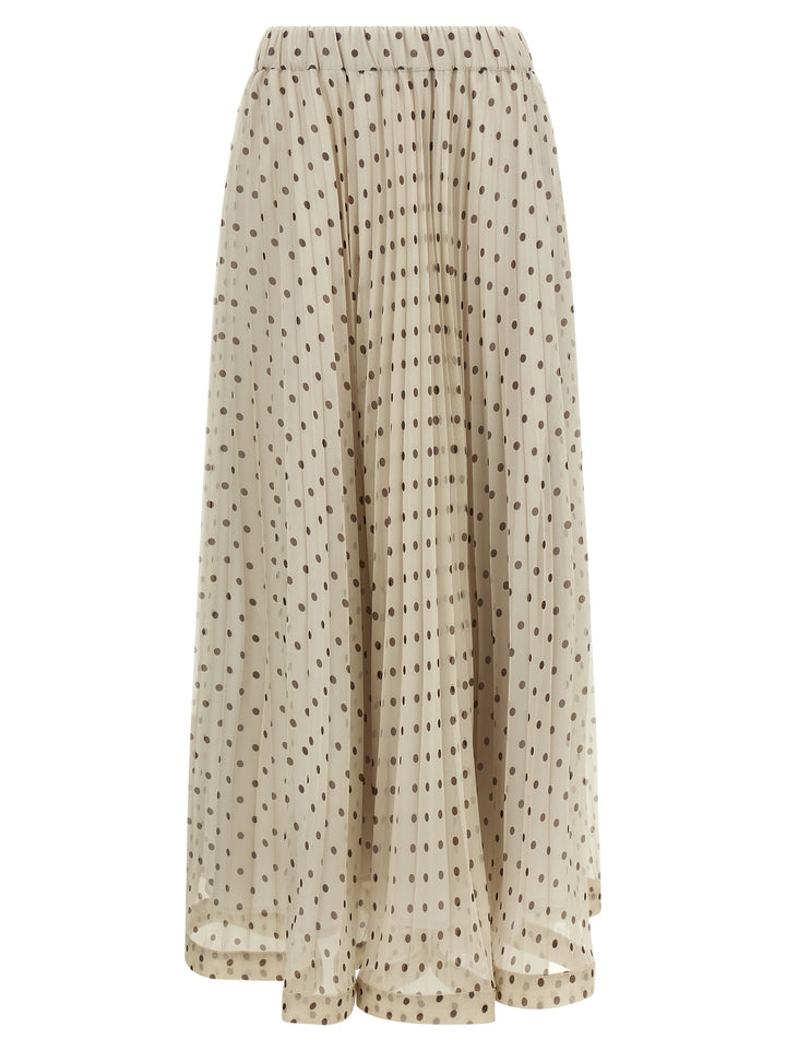 P.A.R.O.S.H. Pallina Skirts - Beige | c8a20fbf40f437cee731792397f040cde767b49b
