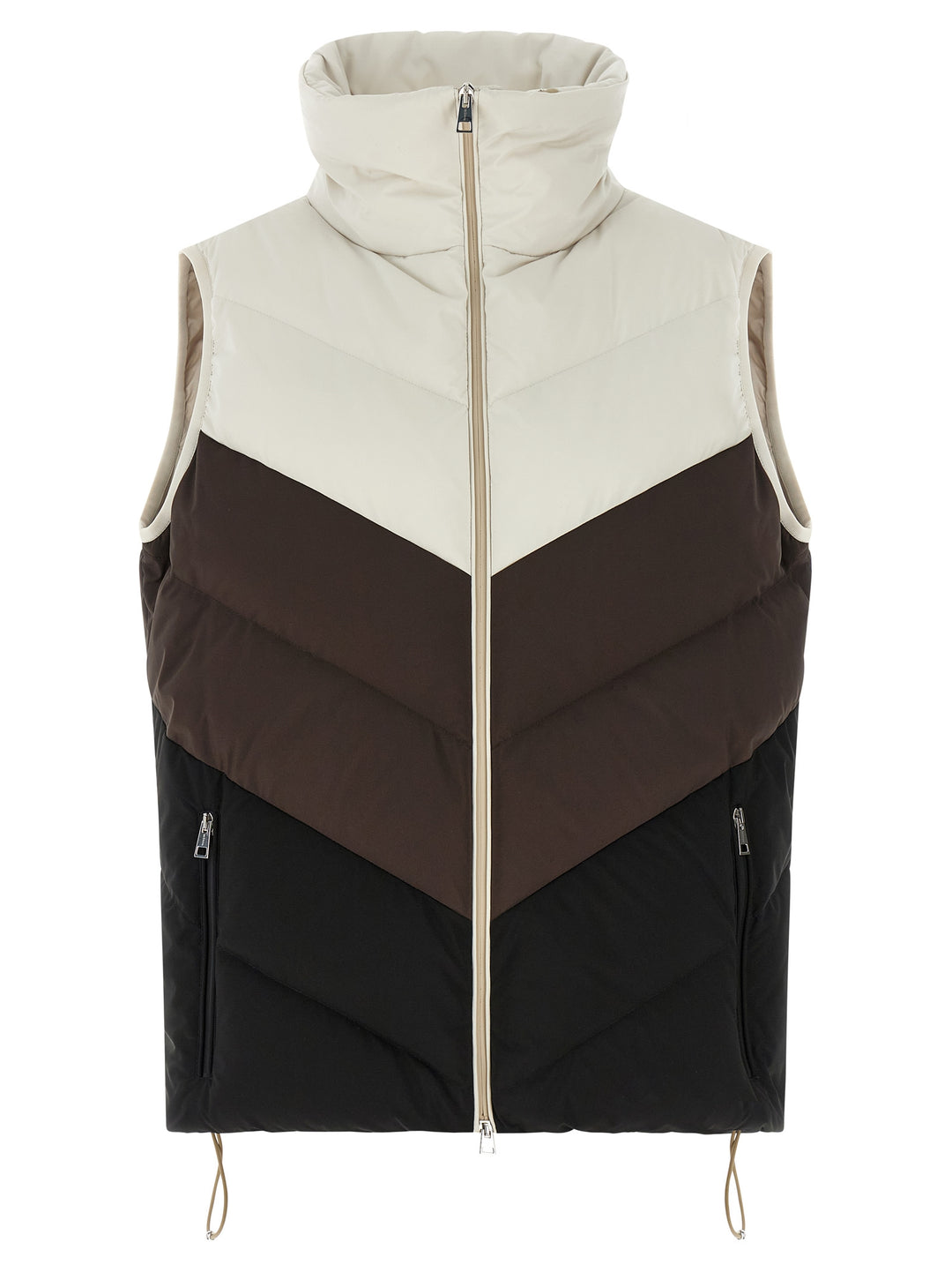 Kiton Chevron Stitching Padded Vest Gilet - Multicolor | d921b2eb2e9000fb9fddc4262cb712dc85a7ca7d