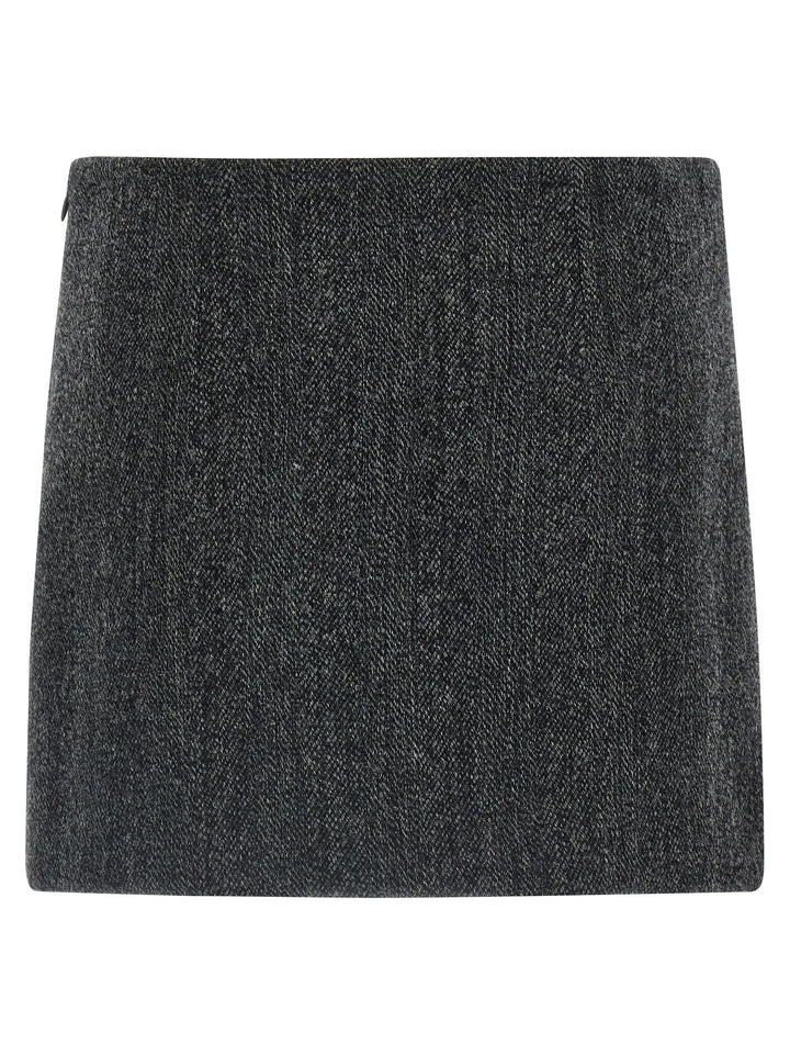 P.A.R.O.S.H. Lowolf Skirts - Gray | 1f6750aa2e84374c355607352530c6a0fa08ef19