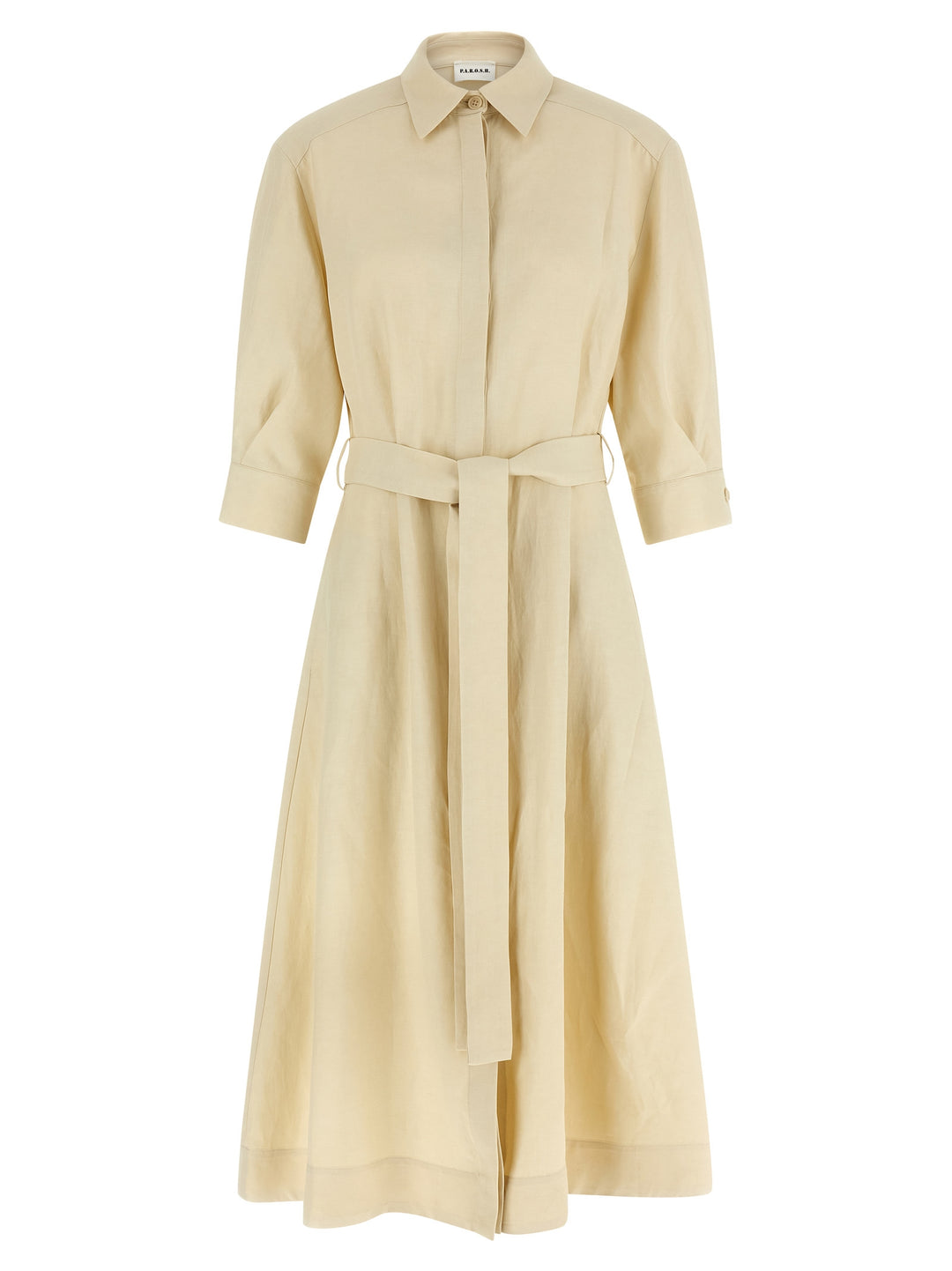 P.A.R.O.S.H. Chemisier Dress Dresses - Beige | 81f6cf3b4b4bc766db7943a9ea4e3164de562e2c