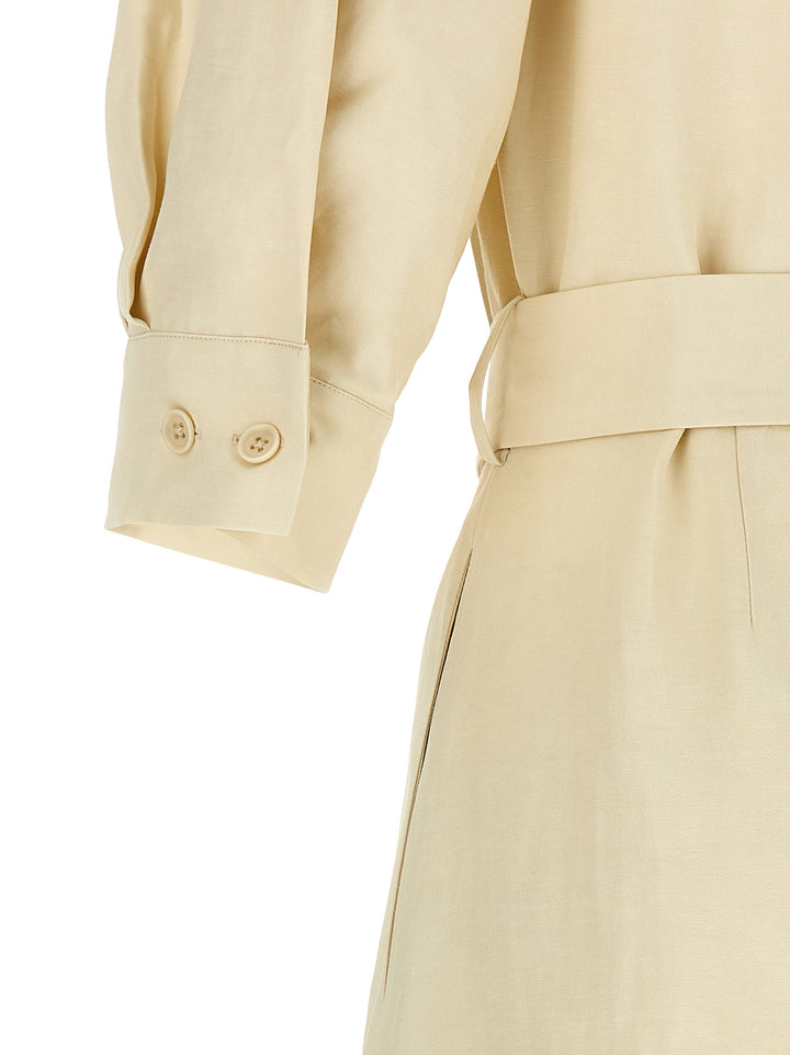 P.A.R.O.S.H. Chemisier Dress Dresses - Beige | 3ccf80da0d9812b757599d7246bfb475cfe04c8d