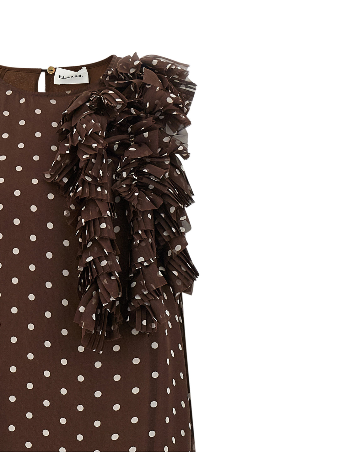 P.A.R.O.S.H. Pallina Dresses - Brown | 6a339d54d98f235d49a7174d6fb316eb5eb5d6a7