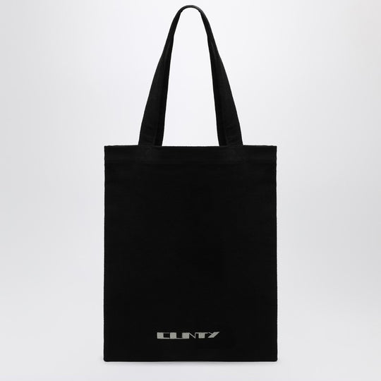 Black Canvas Shopper Bag