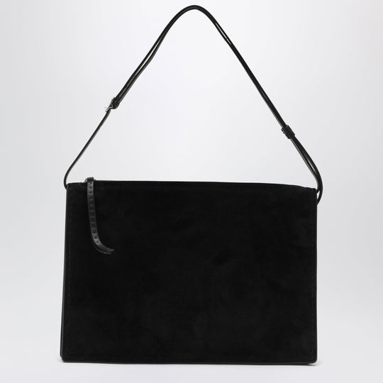 Glove Pochette In Black Suede
