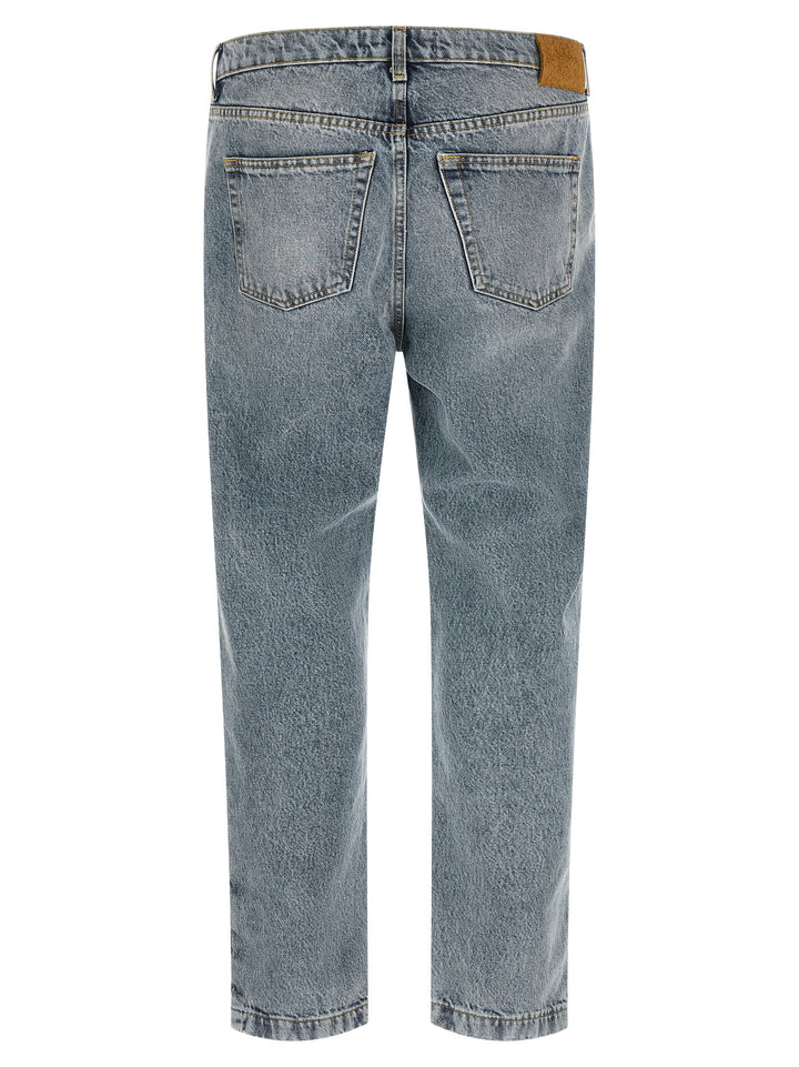 Riviera Project Tapered Leg Jeans - Light Blue | eb497c35cf7c47e7345bbb09de778d56283185de