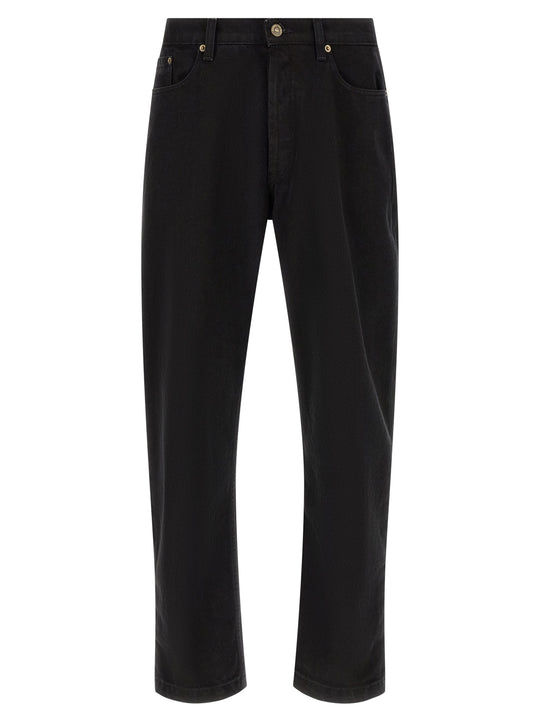 Tapered Leg Jeans Black