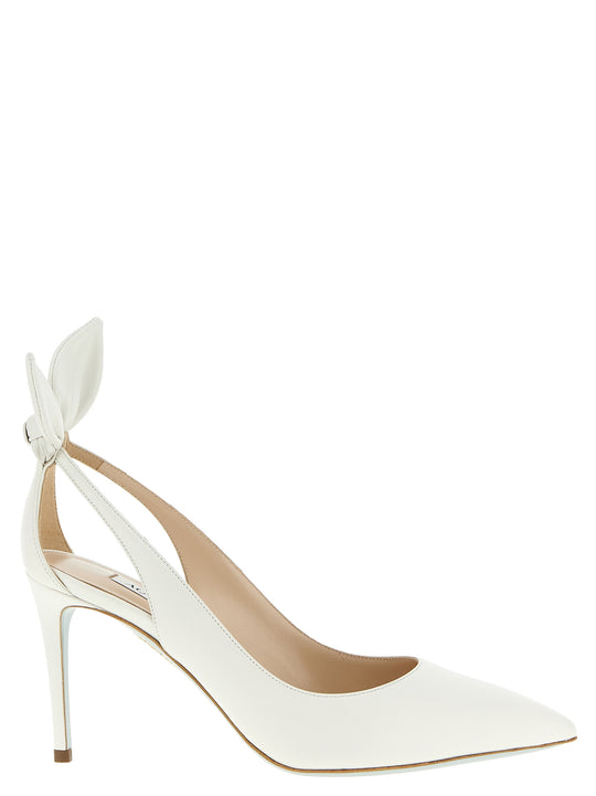 Bow Tie Pumps White