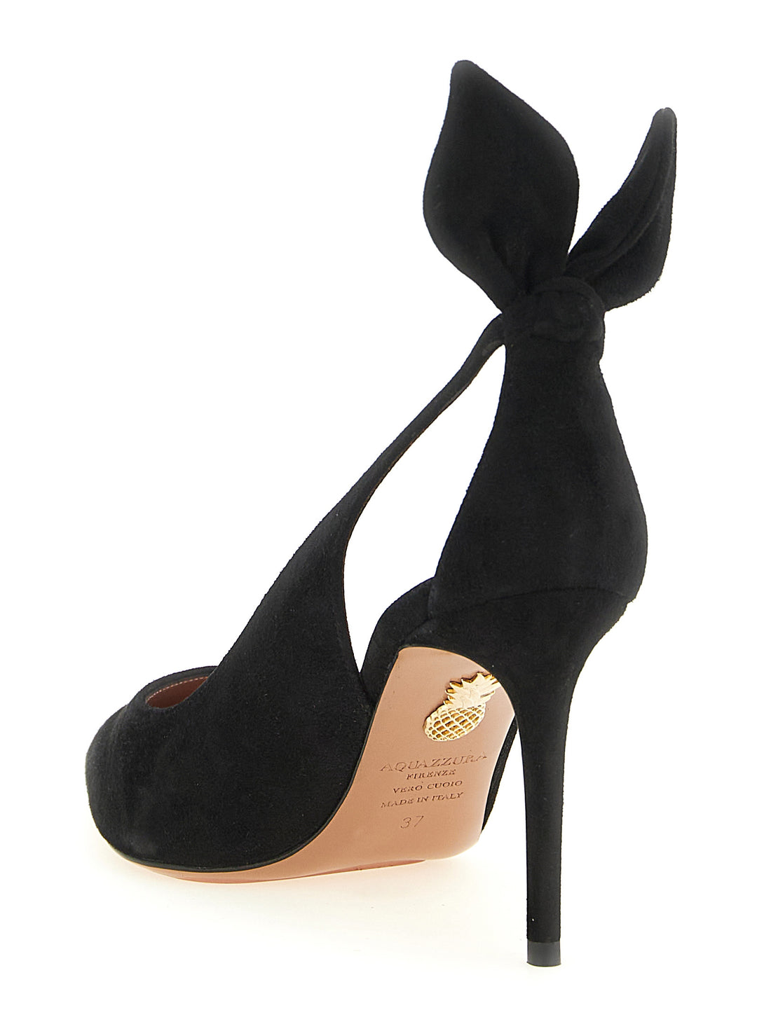 Aquazzura Bow Tie Pumps - Black | 309eef1c449b8f768d44a4435300b3f9b51ddcd1