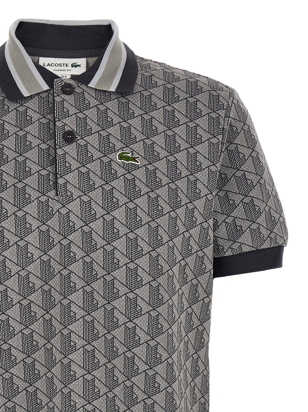 Lacoste Paris Polo - Gray | 876681405b292e625165e78d1a8bb5990604d74b