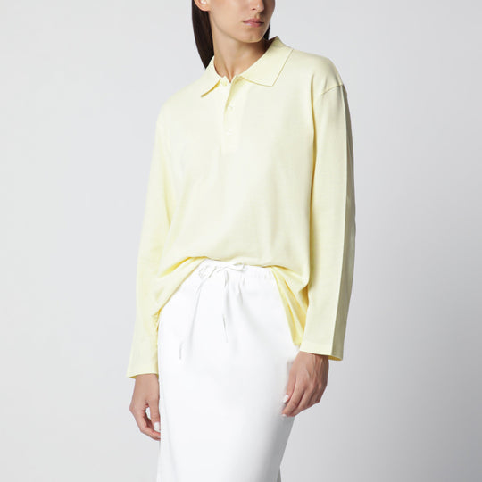 Light Yellow Diana Organic Cotton Polo Shirt