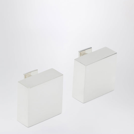Cube Studs In Sterling Silver