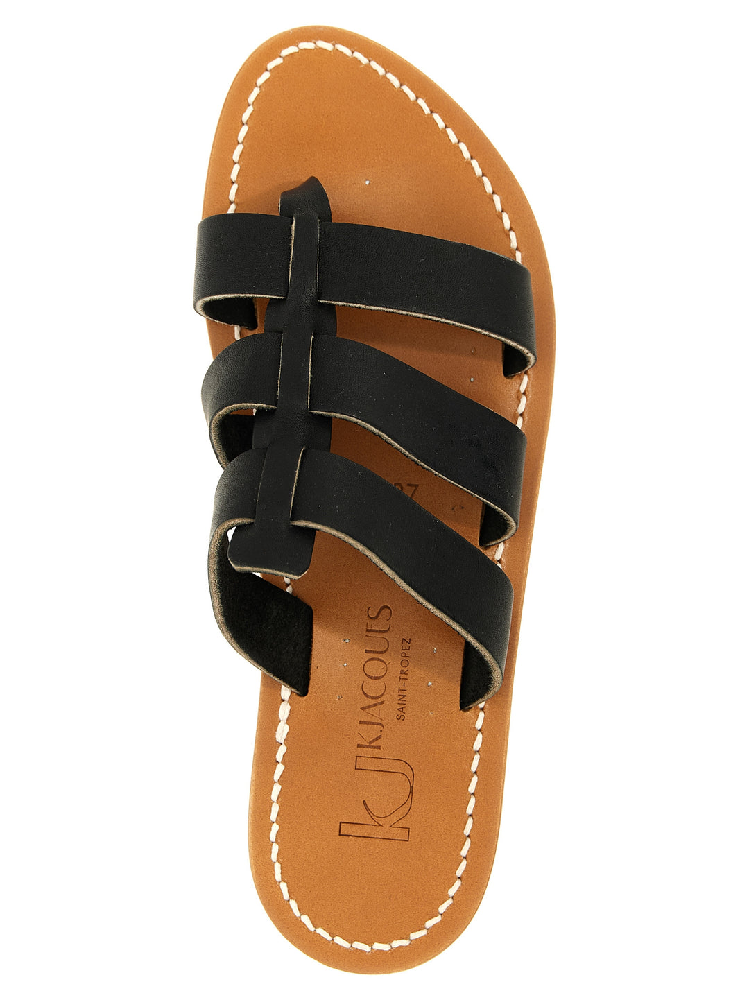 K.Jacques Saint Tropez Dolon Sandals - Black | a24a3a899efd53f2a0beec918ecd3b448c25b72a