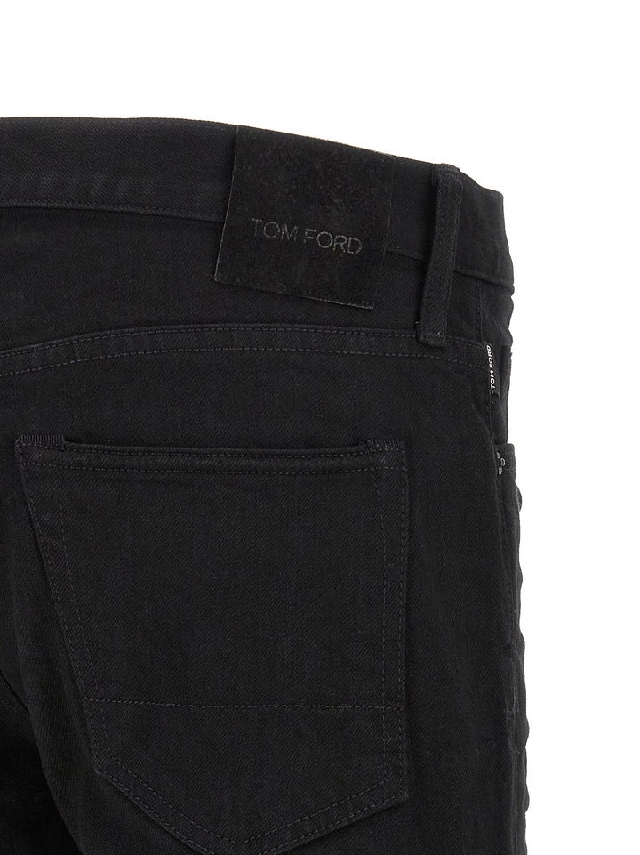 Tom Ford Straight Leg Jeans - Black | 64e9b1eeff92375b527c770adb3409b9897aa928