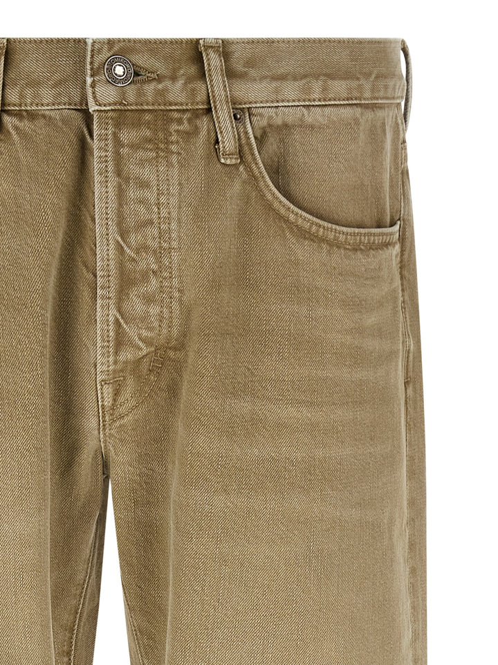 Tom Ford Straight Leg Jeans - Beige | d7ca337364e32be9495a812e15fc0438b1b04530