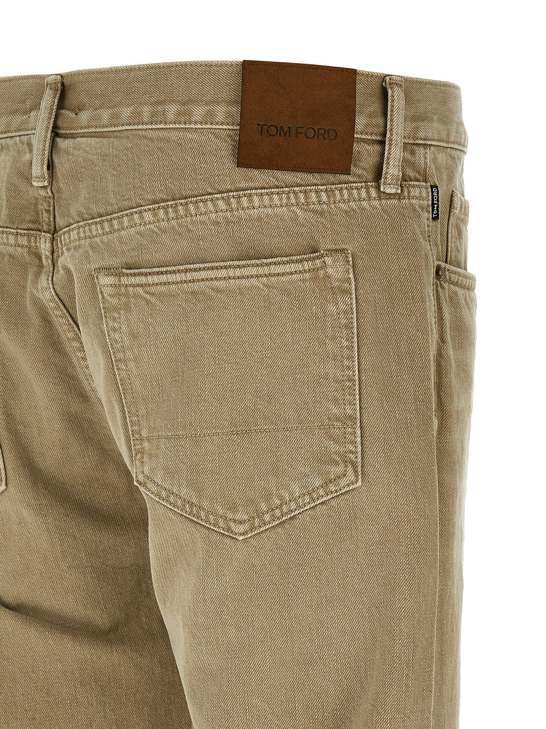Tom Ford Straight Leg Jeans - Beige | 7f3d08bbeb00149a7e640952e1820f31e7c478f6