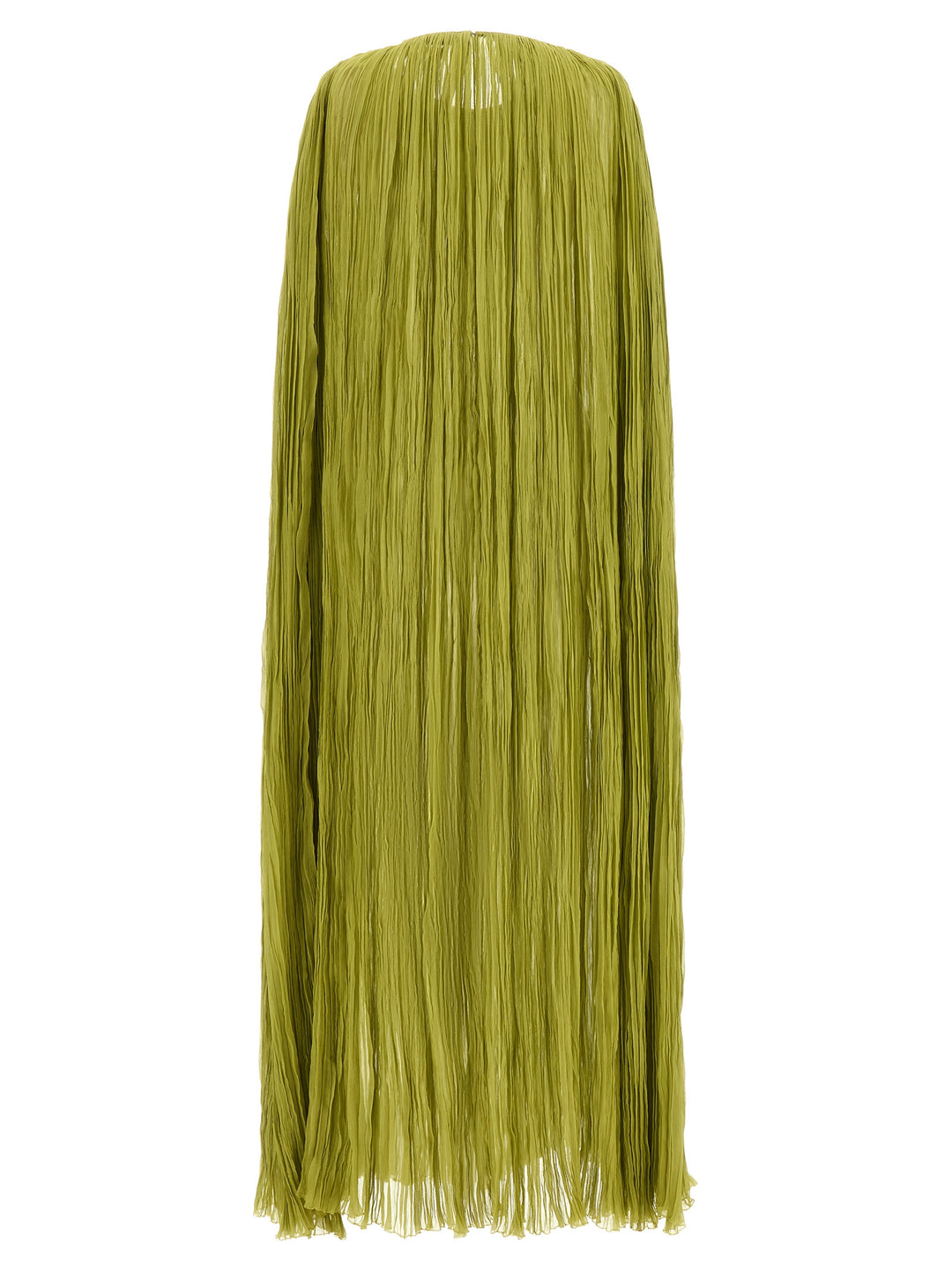Federica Bonifaci The Pleated Dress Cape Dresses - Green | 8c5f5b9ac19b924045e38fd60adb9189fec9c810