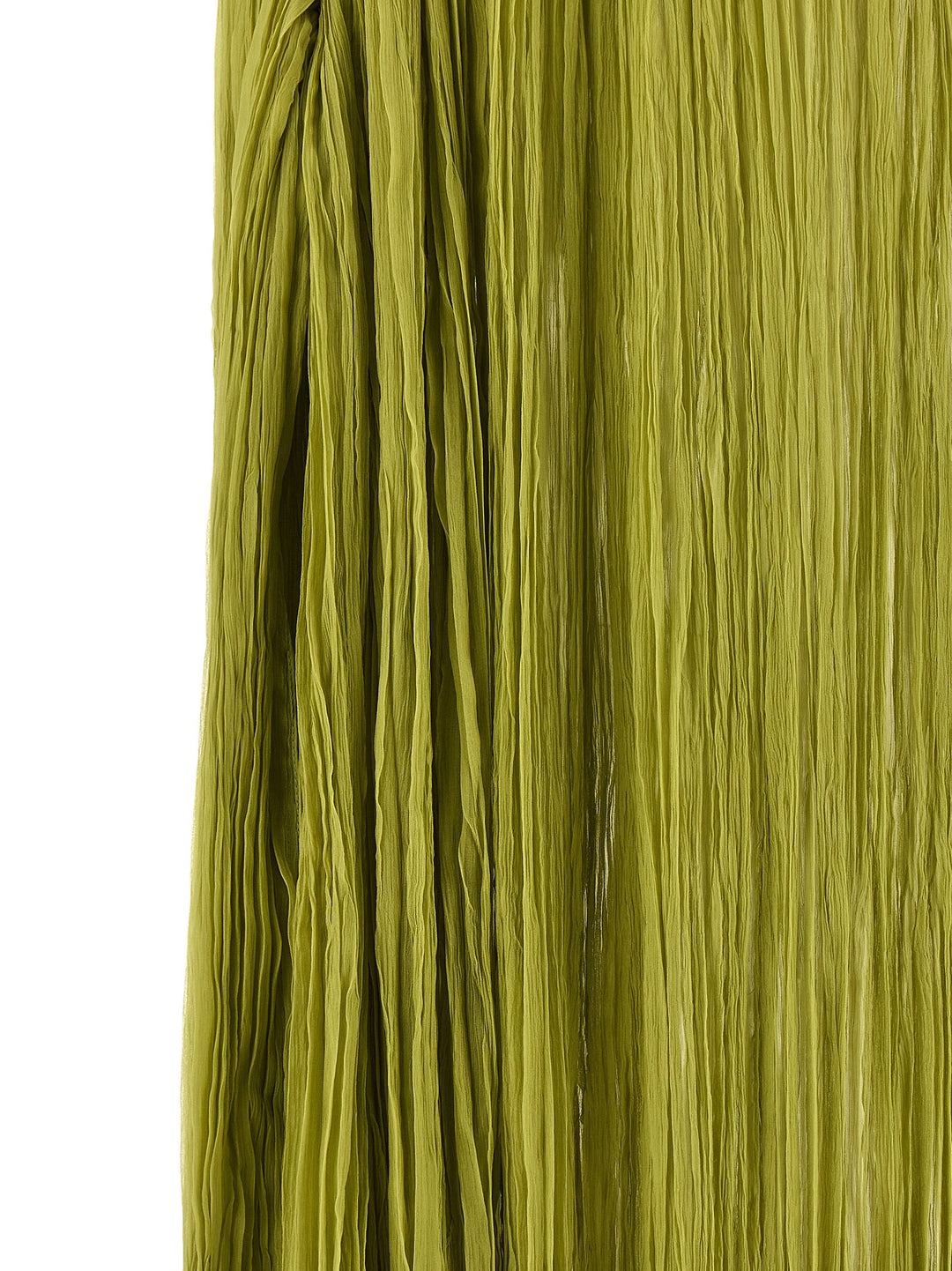 Federica Bonifaci The Pleated Dress Cape Dresses - Green | 426936329bbcc2e96c018e31265b291ae2d1082d