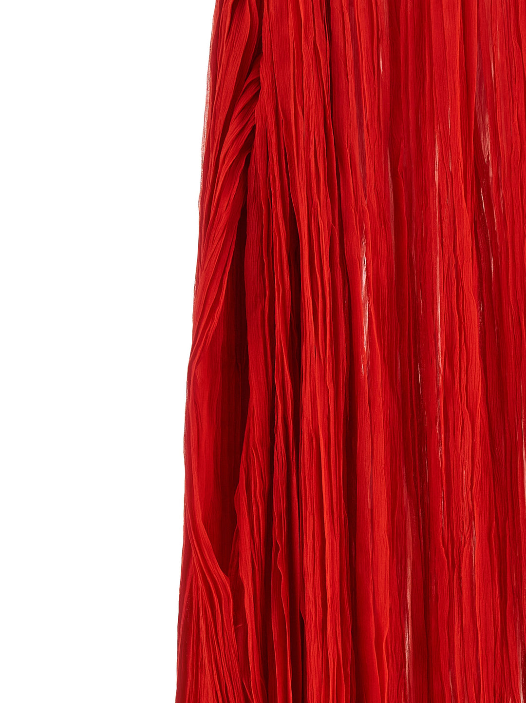 Federica Bonifaci The Pleated Dress Cape Dresses - Red | 61d64845990113329dd112c0206e2b1e94059800