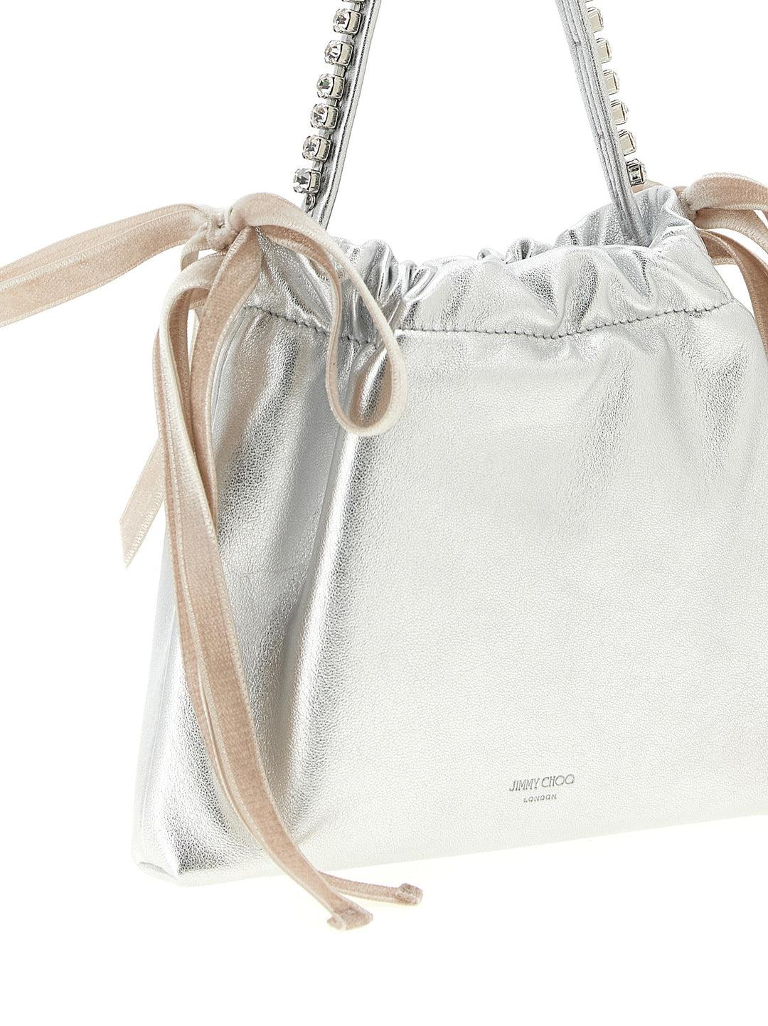 Jimmy Choo Drawstring Mini Hand Bags - Pink | 28c433dda1c1a22adf947af19ac4b3d4261821c8