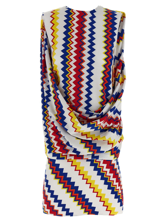 Peplos Dress Dresses Multicolor