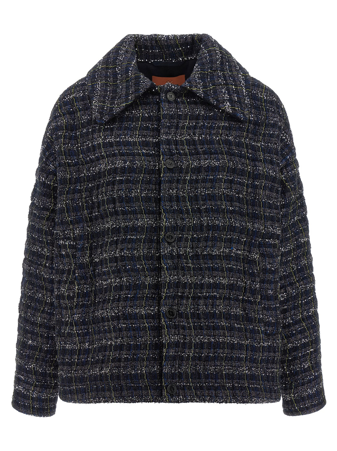 Missoni Caperdoni Frame Overshirt Coats and Trench Coats - Blue | 2799ca6ab3819e94a8cc099afb869ac6257654e9