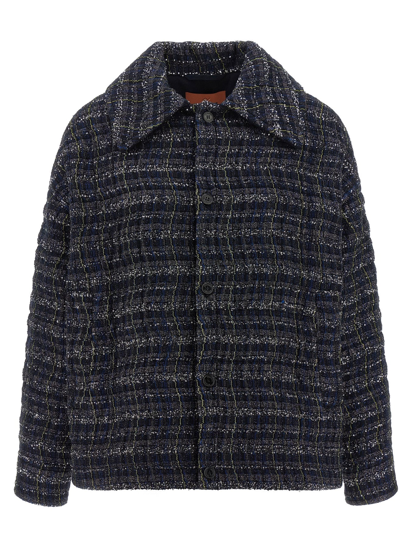 Missoni Caperdoni Frame Overshirt Coats and Trench Coats - Blue | 2799ca6ab3819e94a8cc099afb869ac6257654e9