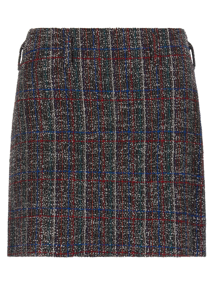 Missoni Sequin Tartan Skirt Skirts - Multicolor | 69b653033edc6ad28d9eaeee4e42b89fb9440b2a