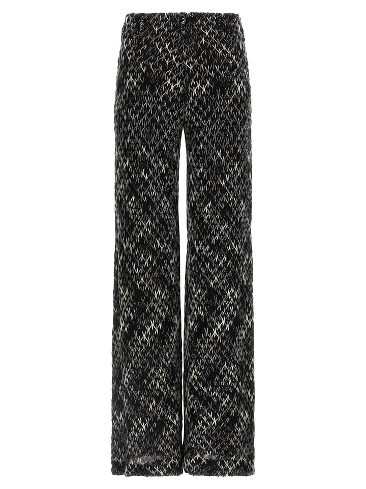 Missoni Flamed Lace Pants - White/Black | a905a0f0e1259b7e5f655030572dc00103cf4d29