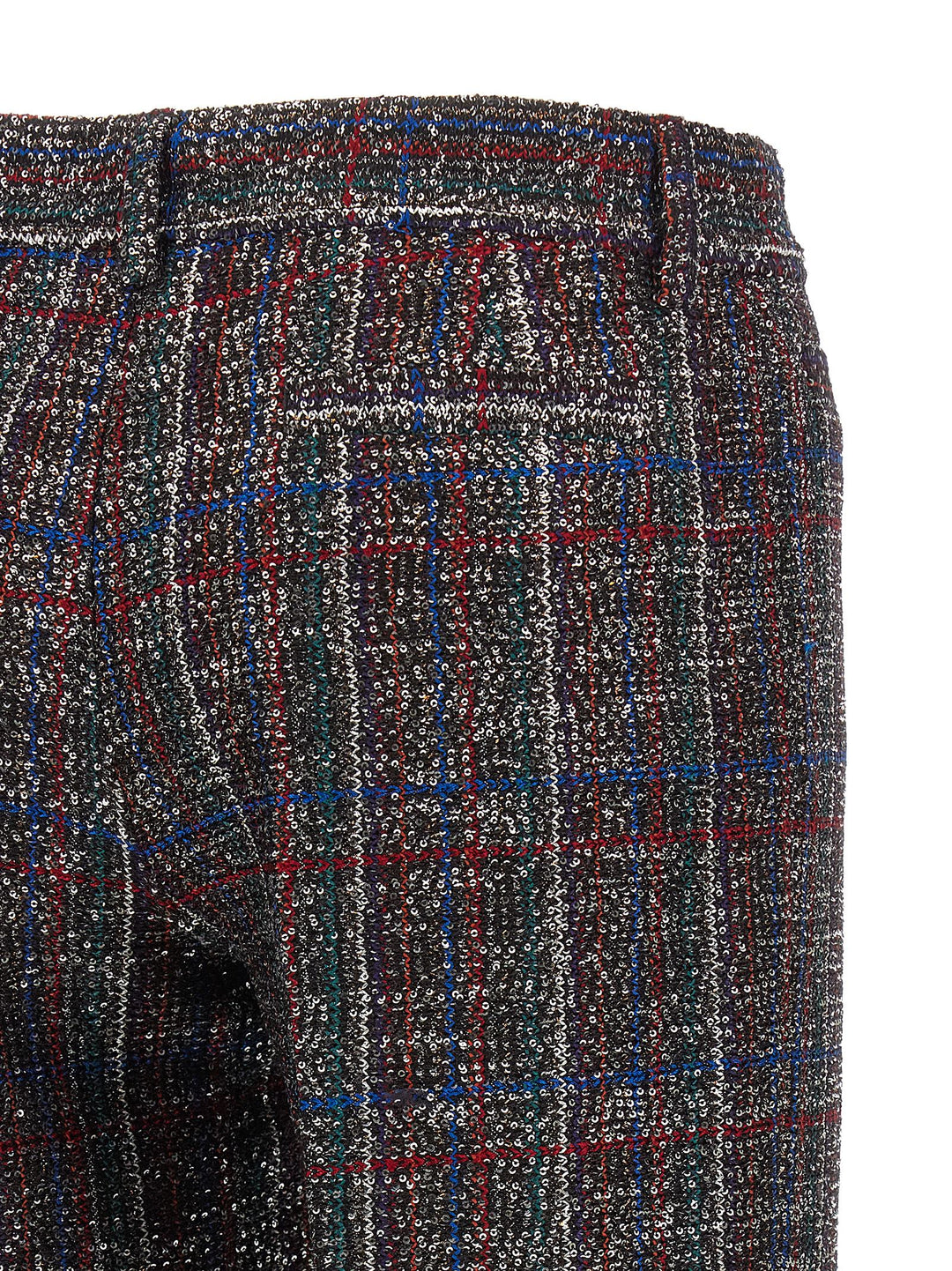 Missoni Sequin Tartan Pants - Multicolor | 7150acdf0b952be75280c77074fe74afbe8339b4