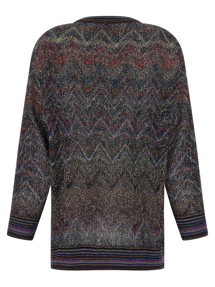 Missoni Zigzag Pattern Cardigan Sweaters and Cardigans - Multicolor | 4719933c0e3b5e8701367dc27bbb25b20e379157