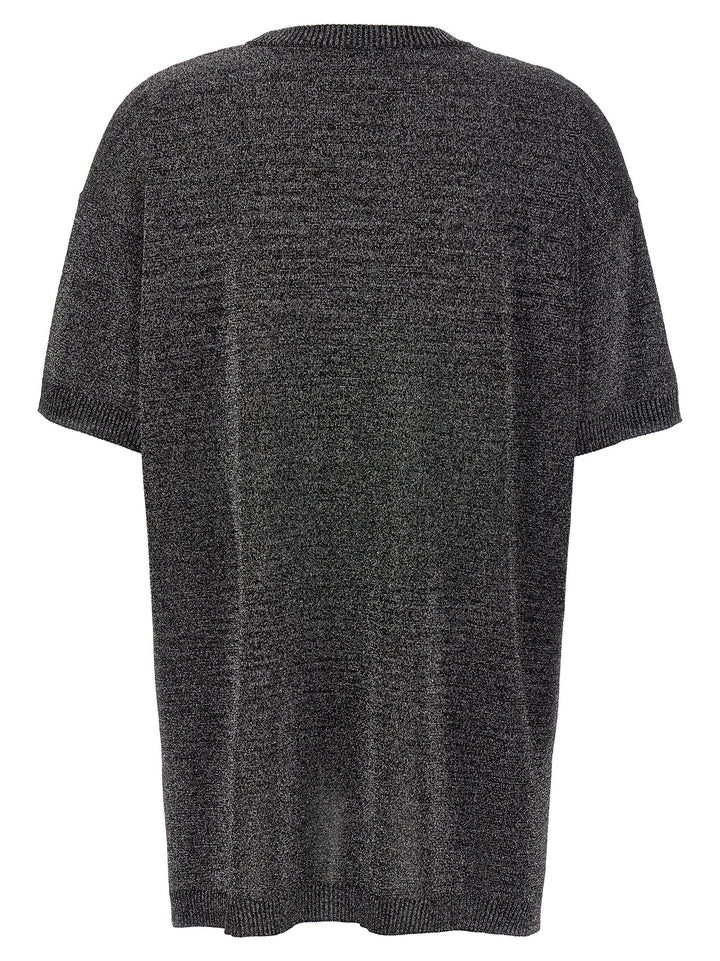 Missoni Knitted T-Shirt Sweaters and Cardigans - Silver | a8318a3d0258de085e3a93489527ab4177d12b6b