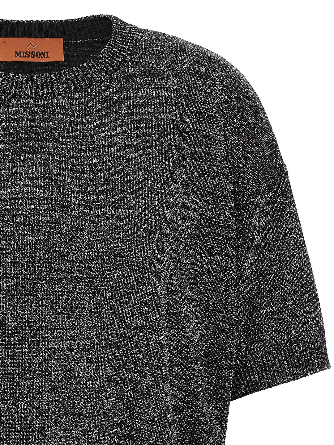 Missoni Knitted T-Shirt Sweaters and Cardigans - Silver | 44cbd7c6293b773422260286d2e4f309fc948e98