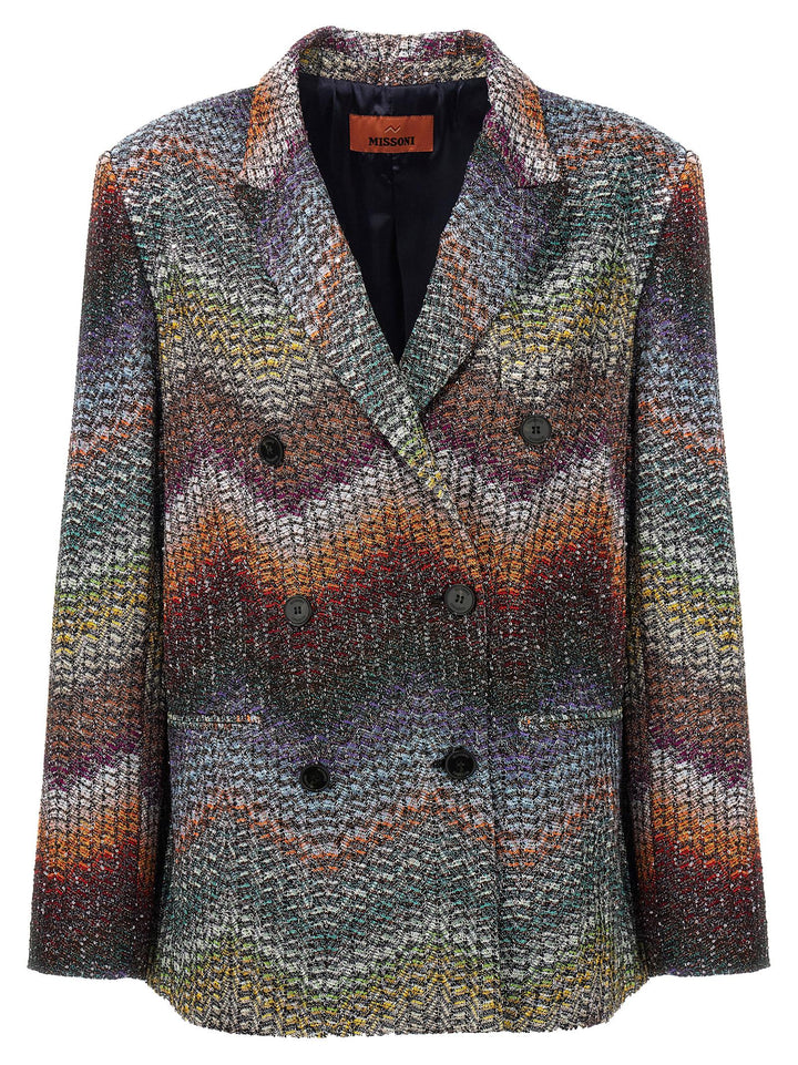 Missoni Lamé And Sequin Viscose Blazer BlazerS - Multicolor | 08033b3d661988c03c19b4ed3b141fc564eef574
