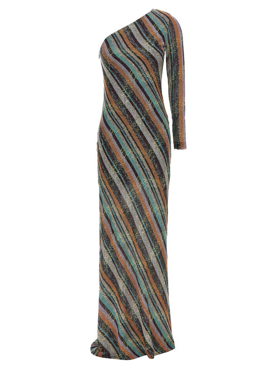 Irregular Zig Zag Dress Dresses Multicolor