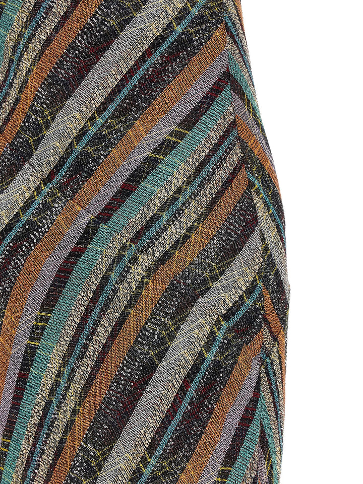 Missoni Irregular Zig Zag Dress Dresses - Multicolor | ba7fce33d47638f80715645ef93093b5937245bb