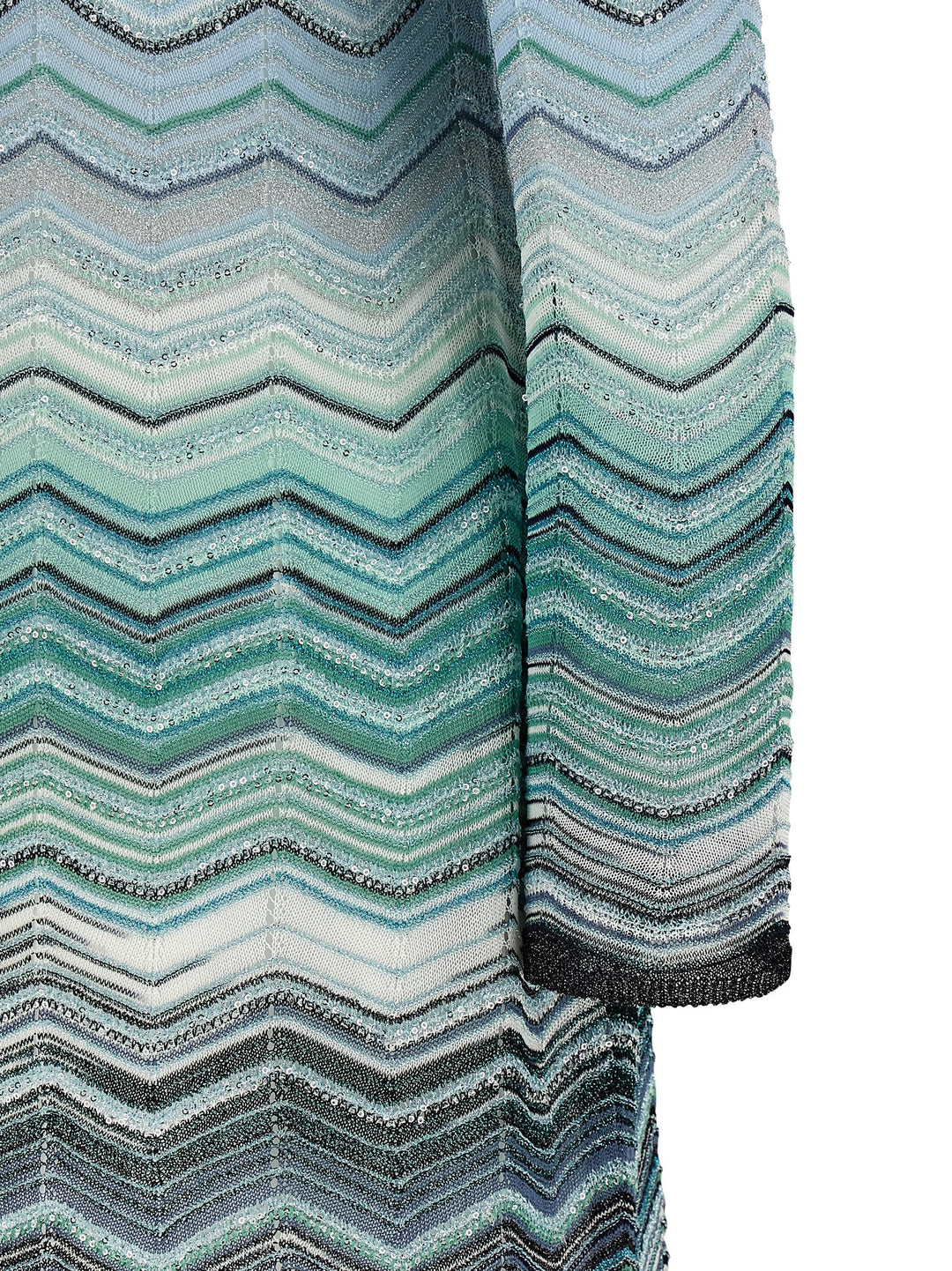 Missoni Chevron Lamé Dress Dresses - Green | a7007a8a1c68d804cb0b9a4aa3a2a185d6e014bb