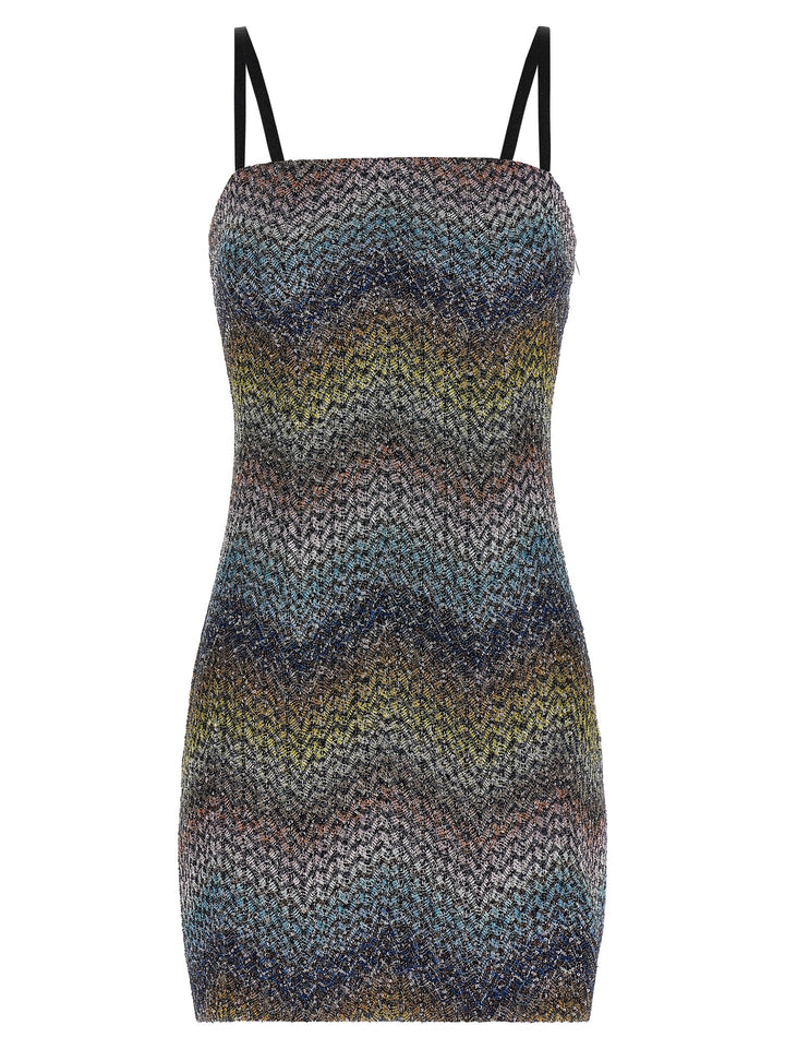 Missoni Lamé Viscose Dress Dresses - Multicolor | ab3665a49e14ee9618b75076fb92d7dc8b182820