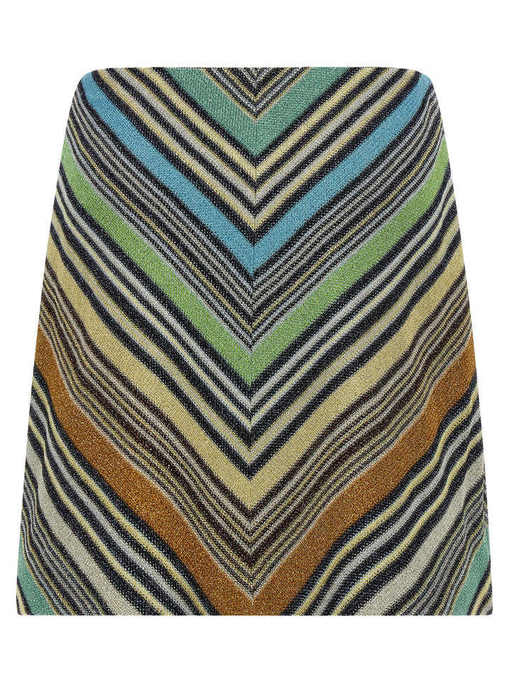 Missoni Geometric Pattern Skirt Skirts - Multicolor | 4b8d8c093fa85e0951104b0bd3a060f2ea77d9d3