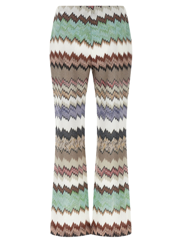 Missoni Lamé Snake Viscose Pants - Multicolor | 58b4514589789df3049a1b5dcfb0d7de6f0300f5