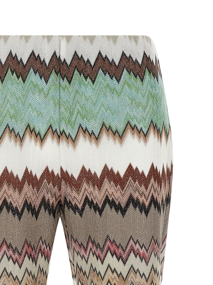 Missoni Lamé Snake Viscose Pants - Multicolor | 3b57fac4ad4ee89e4a9c0596788019ff2ac19bbb