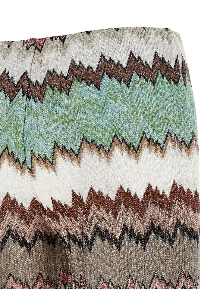 Missoni Lamé Snake Viscose Pants - Multicolor | 736b504cc3e37296eb1a77c6c9d23f8bebb49d9e