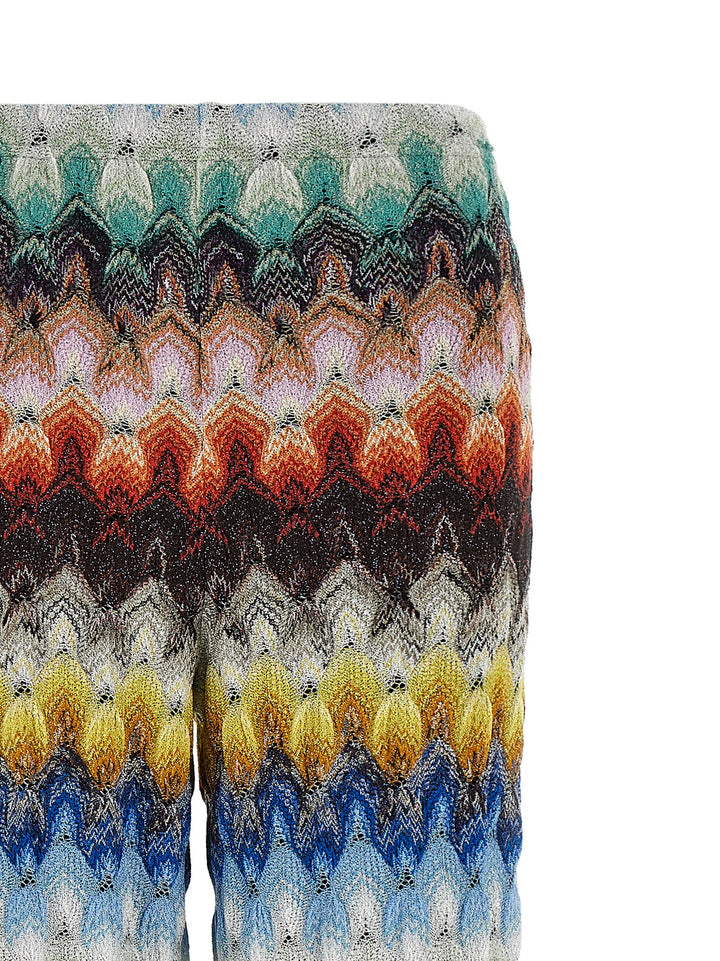 Missoni Lamé Viscose Pants - Multicolor | 388ade8b39e345520a689e90968c899eaa1098b4