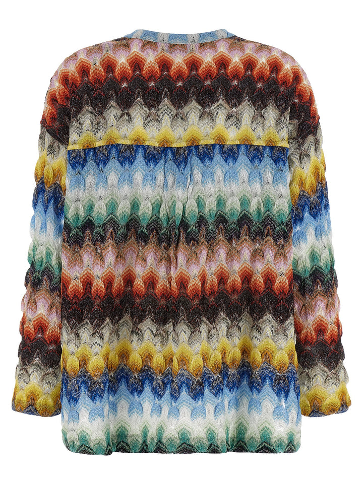 Missoni Knitted Blouse Shirt and Blouse - Multicolor | 7749305f083a9fbbb78efb10efdbf649a5f52286