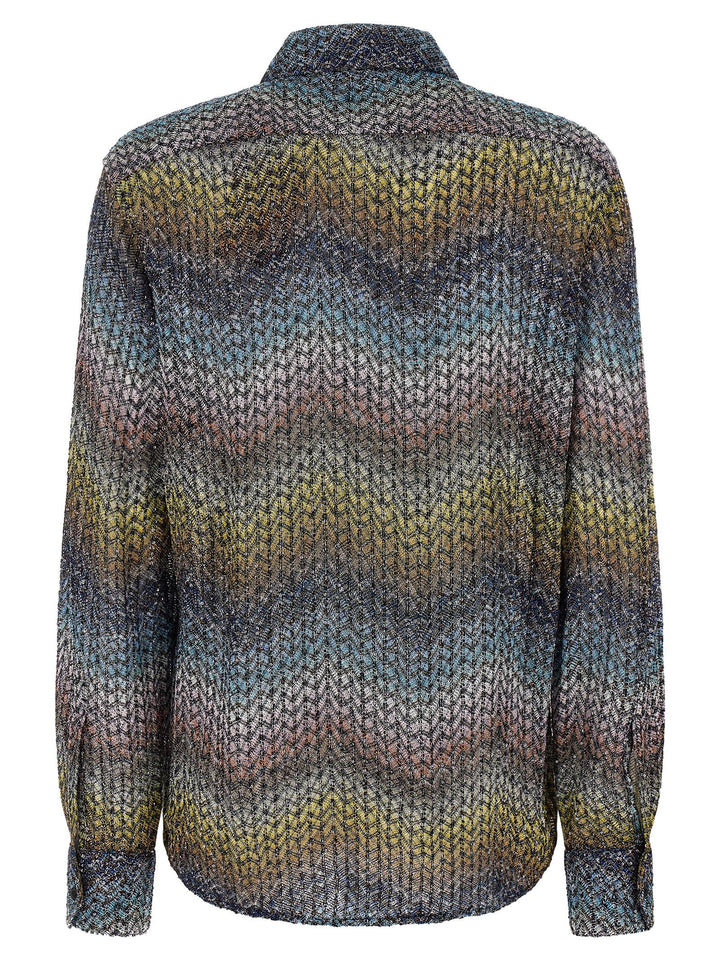 Missoni Lamé Viscose Shirt Shirt and Blouse - Multicolor | 4f7e536ae1aed1c095370c4bf68b2f8ca1a718a9