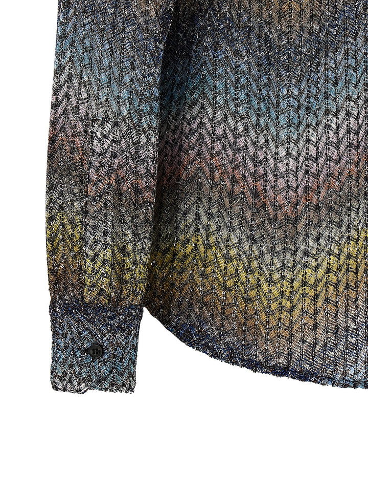 Missoni Lamé Viscose Shirt Shirt and Blouse - Multicolor | 88b79534a37989e2824611e042801ed950e841fd