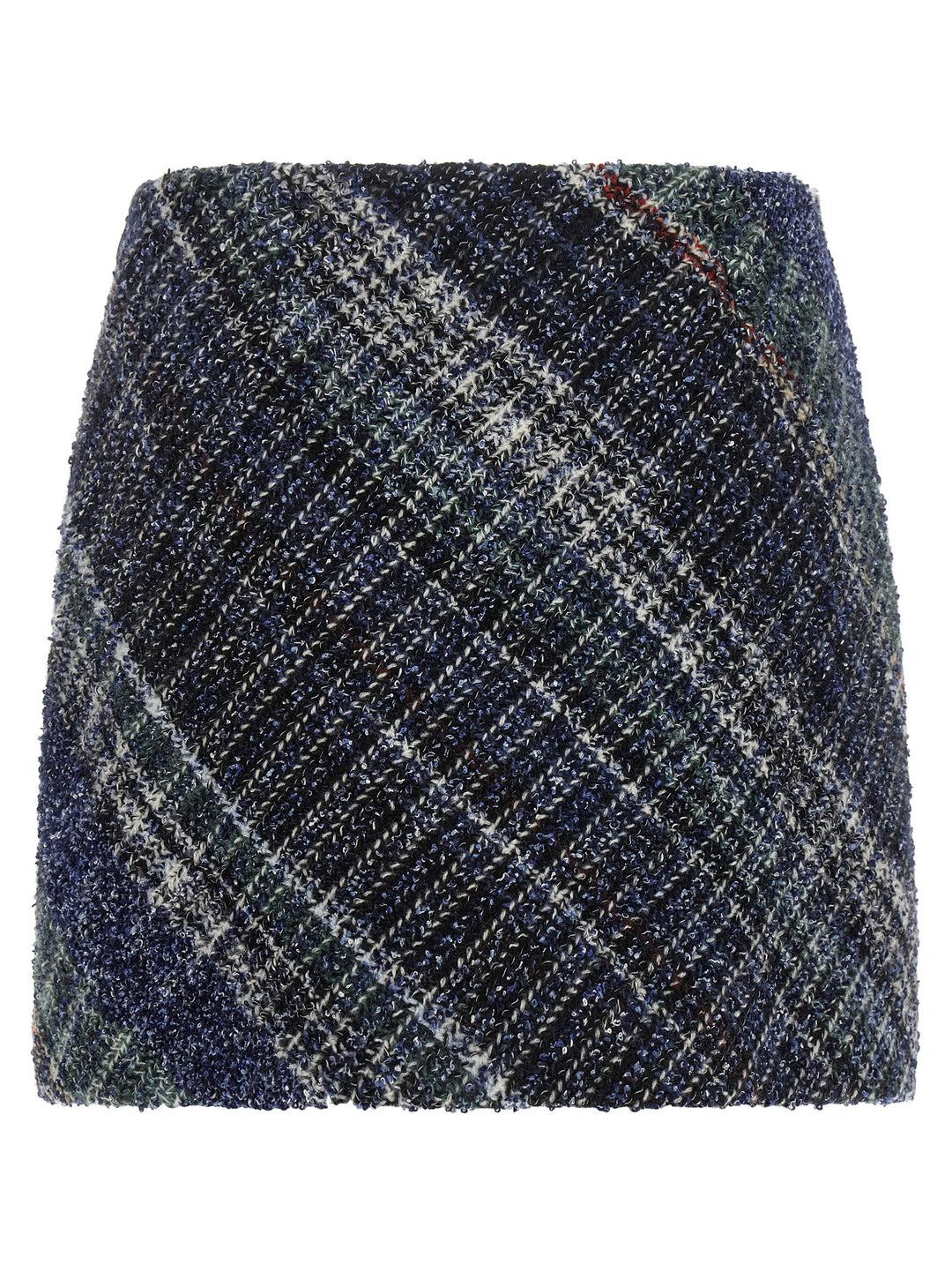 Missoni Check Wool Skirt Skirts - Blue | 3b559468d725277d7d53ae3f8be941f87d18fcd9