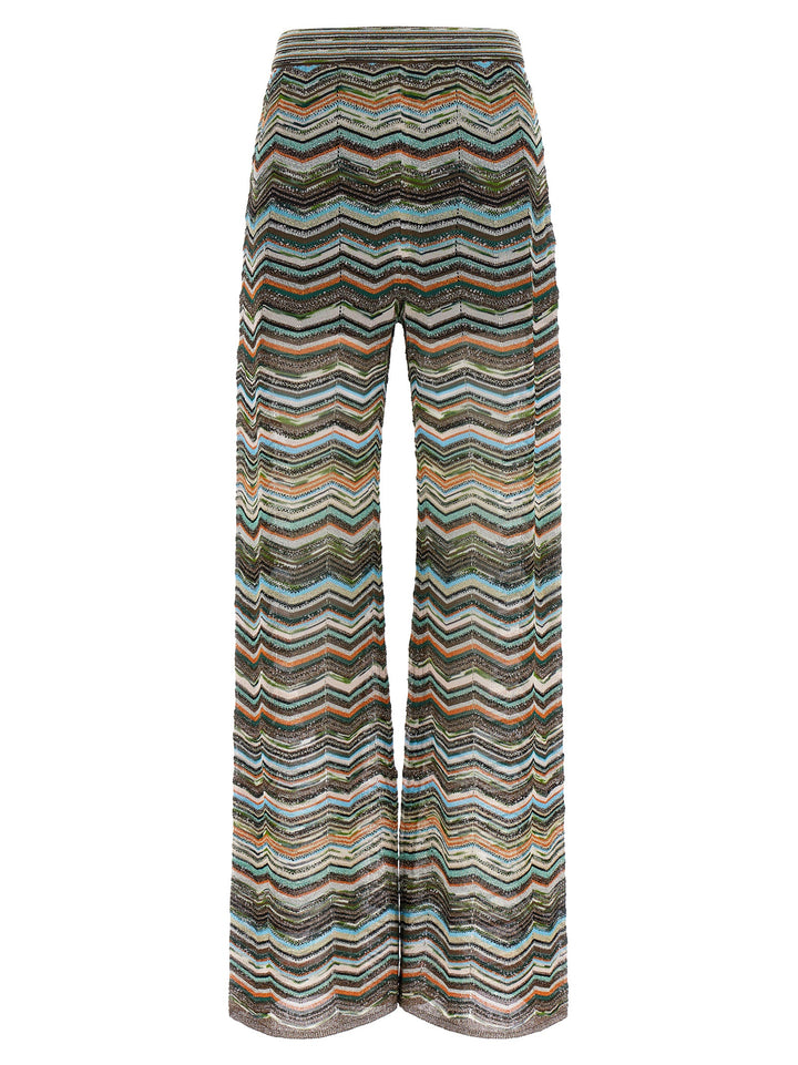 Missoni Palazzo Pants - Multicolor | f7e37d951fb00eaa0be51f8dba8db8477ceedaaa