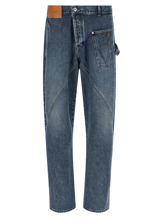 Twisted Workwear Jeans Blue