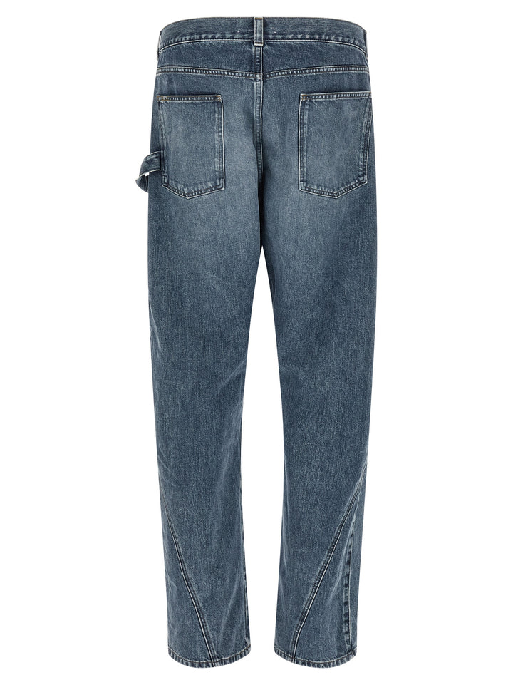 J.W. Anderson Twisted Workwear Jeans - Blue | 48295bdefb89ba74ce00b3da96377ab46e584bbc